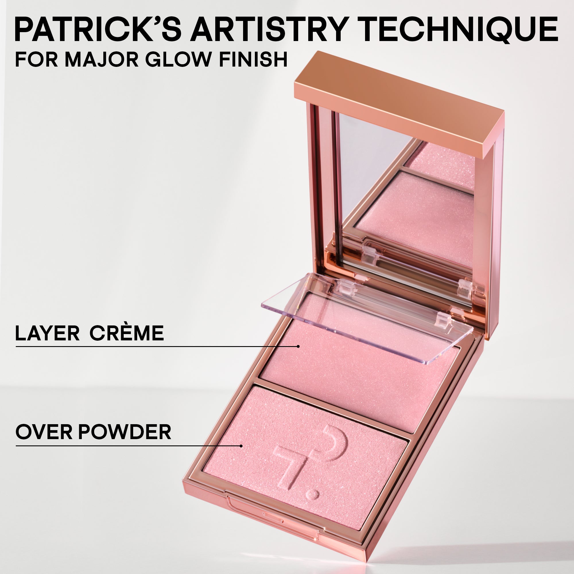 Major Glow Crème & Powder Light Reflecting Translucent Highlighter Duo (Baby)