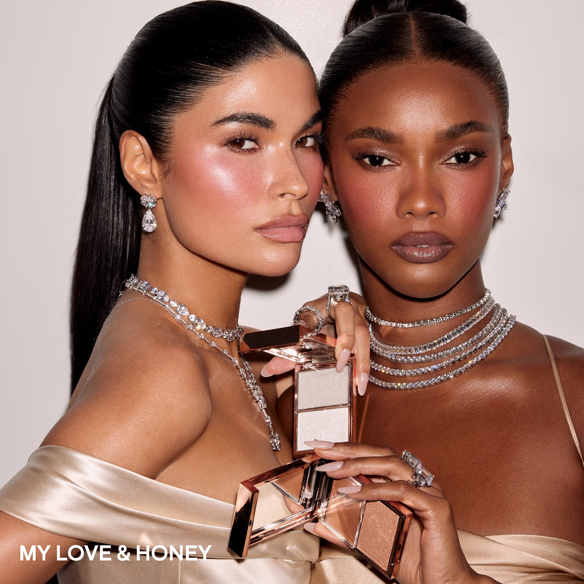 #color_Major Glow Crème & Powder Light Reflecting Translucent Highlighter Duo (My Love)