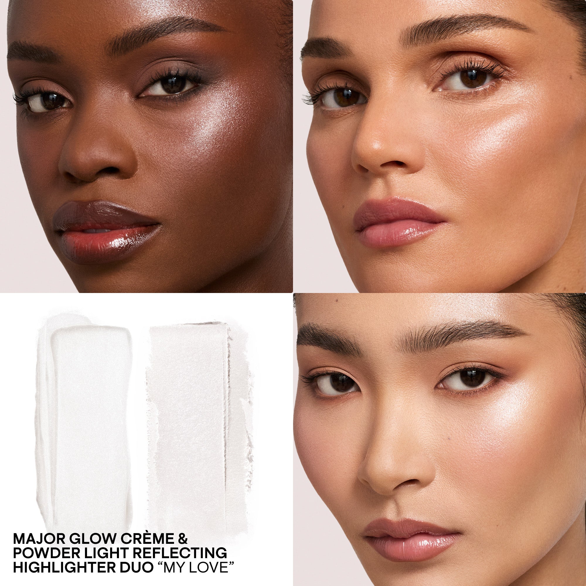 #color_Major Glow Crème & Powder Light Reflecting Translucent Highlighter Duo (My Love)