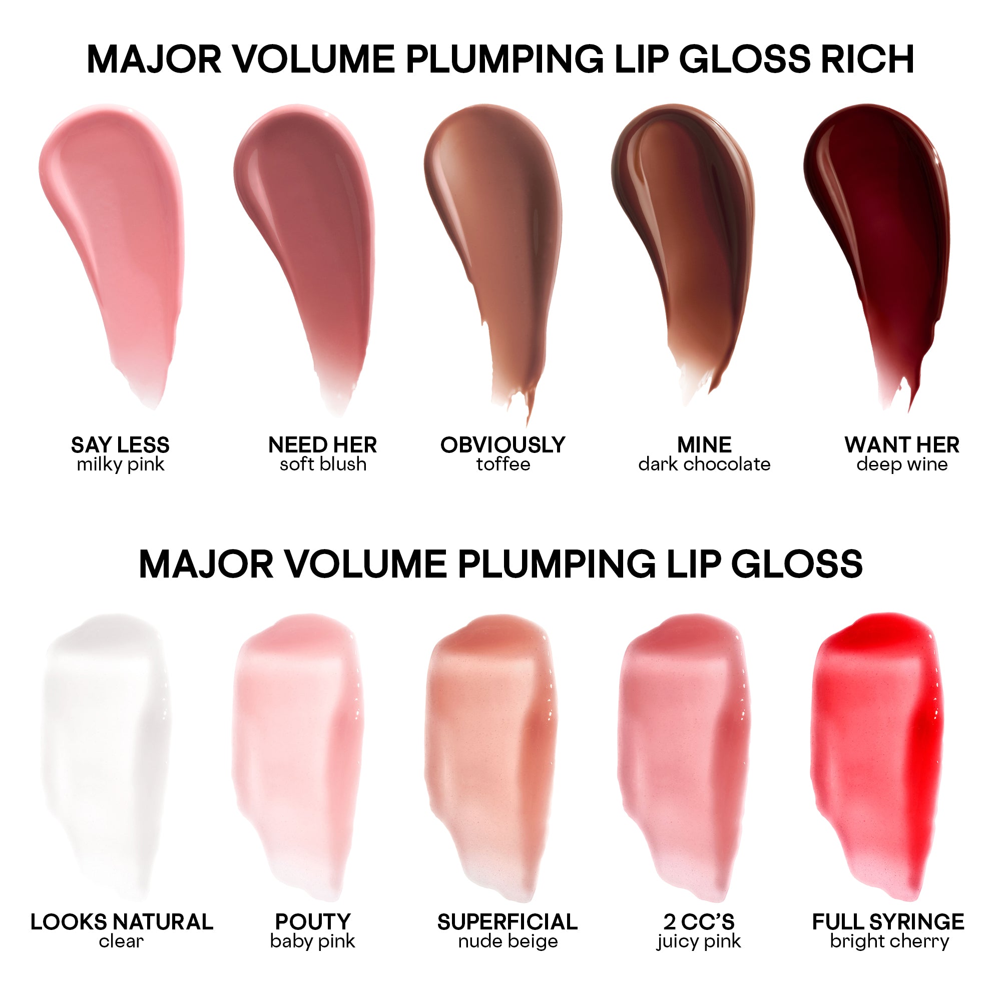 Major Volume Plumping Gloss - Shimmer Finish