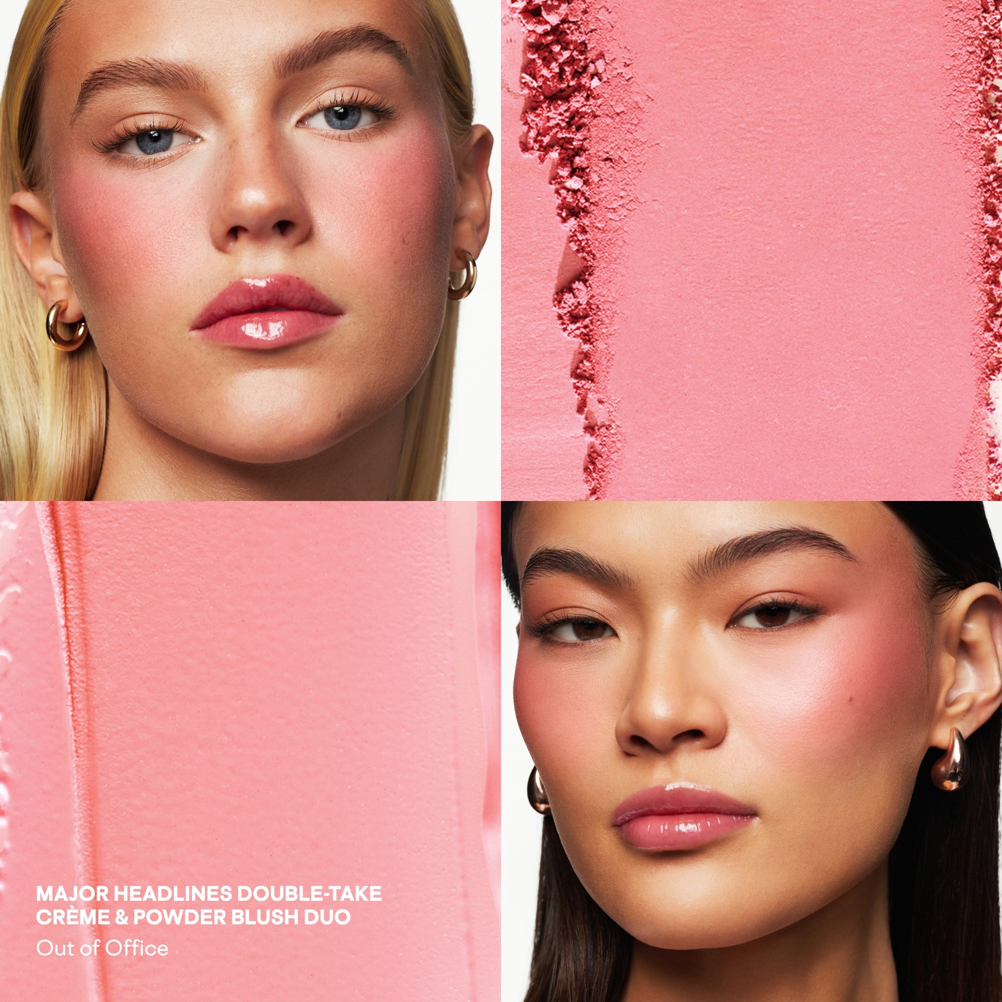 Major Headlines Double-Take Crème & Powder Blush Duo - Dewy