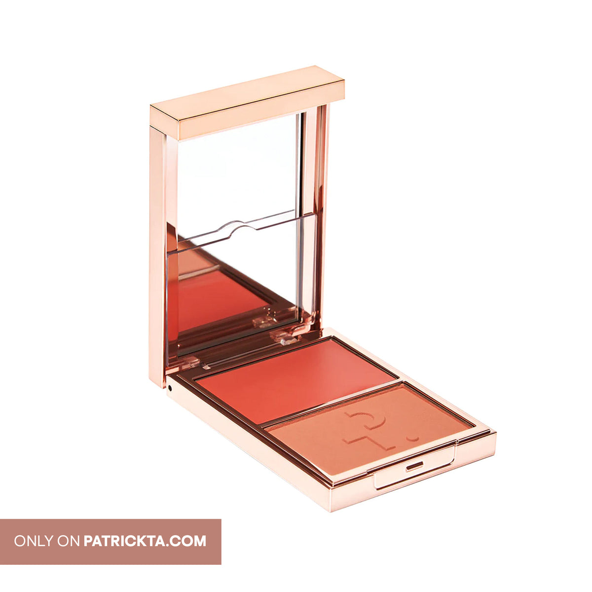 Powder Blush Rectangular Patrick Ta Major Headlines Double-Take Crème & Powder Blush Duo - Viral ...