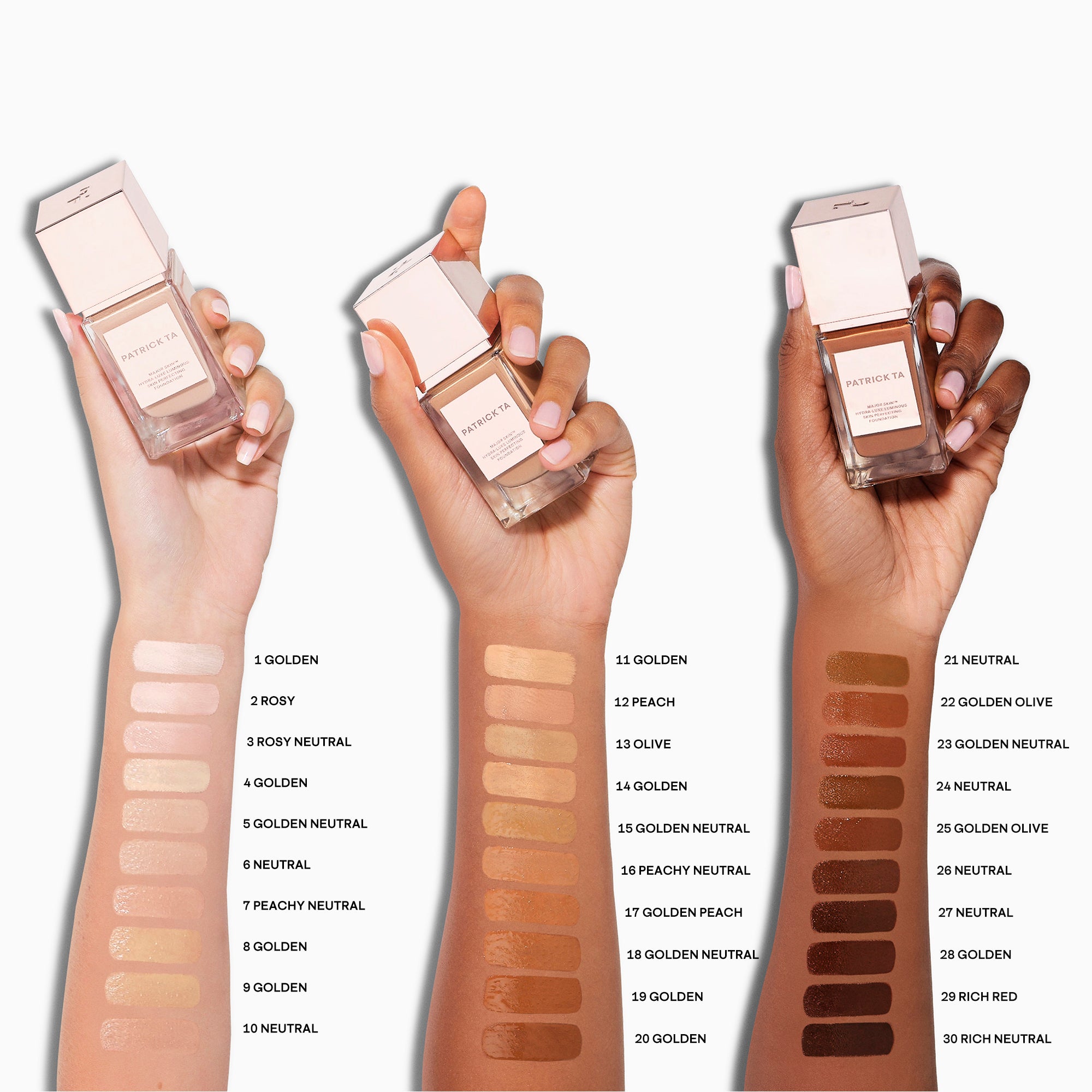 Major Skin Hydra-Luxe Luminous Skin Perfecting Foundation in 1 Golden