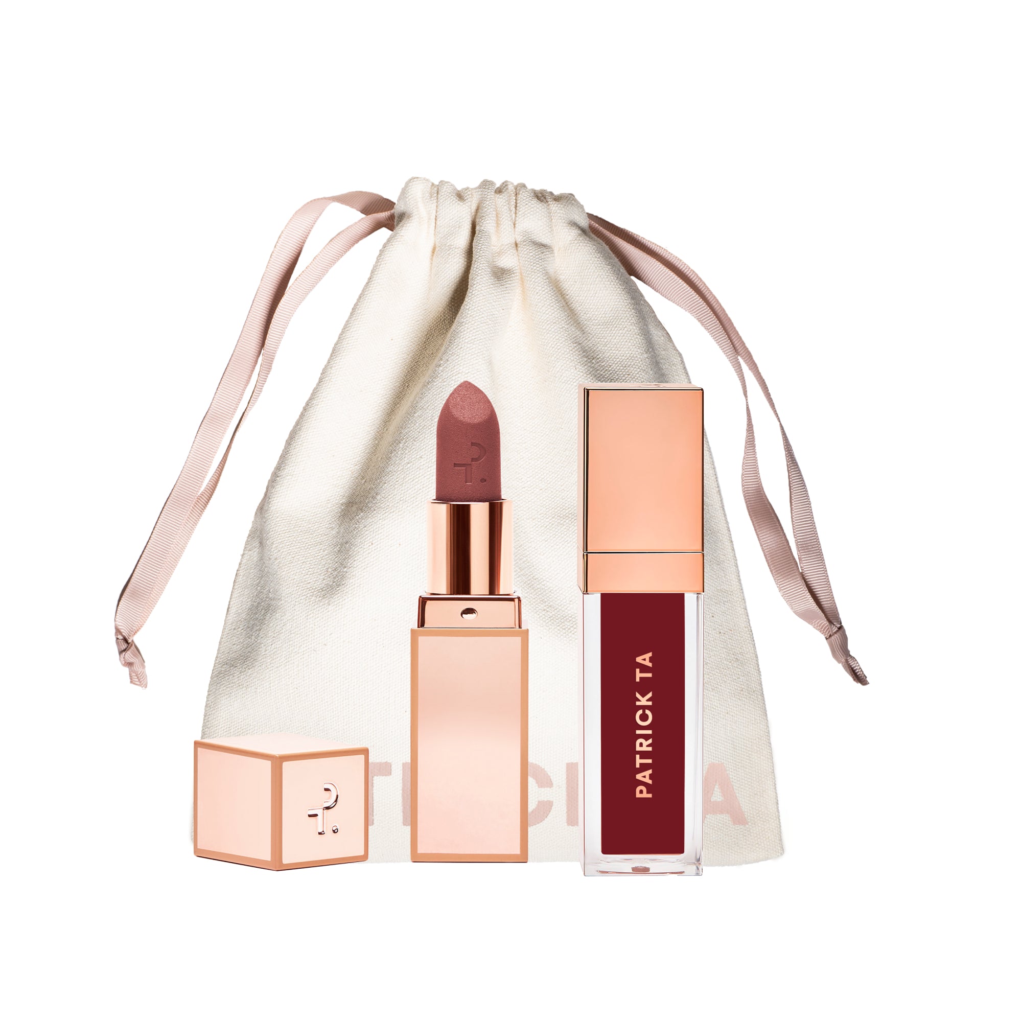 Matte Lipstick & Plumping Lip Gloss Duo