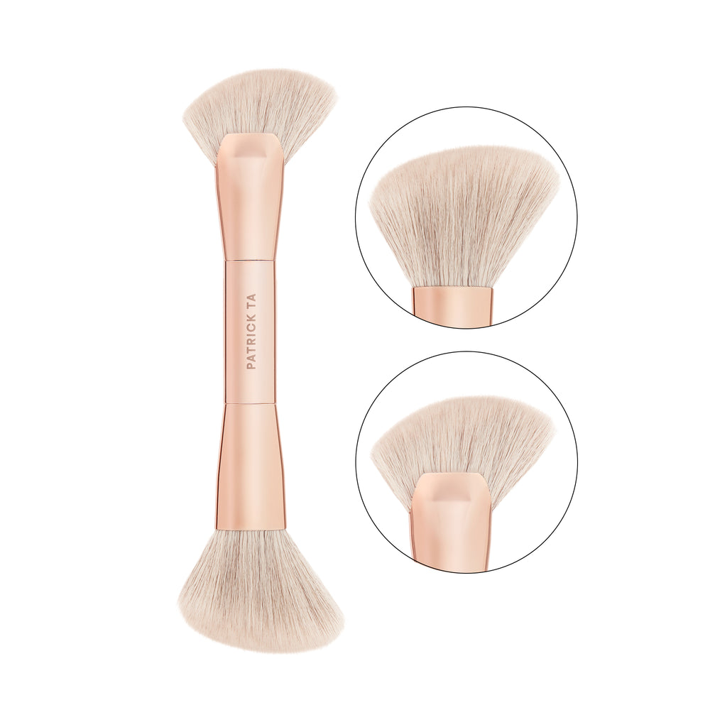 Patrick Ta DualEnded Brush Major Sculpting & Contour Brush For Cream & Powder Application