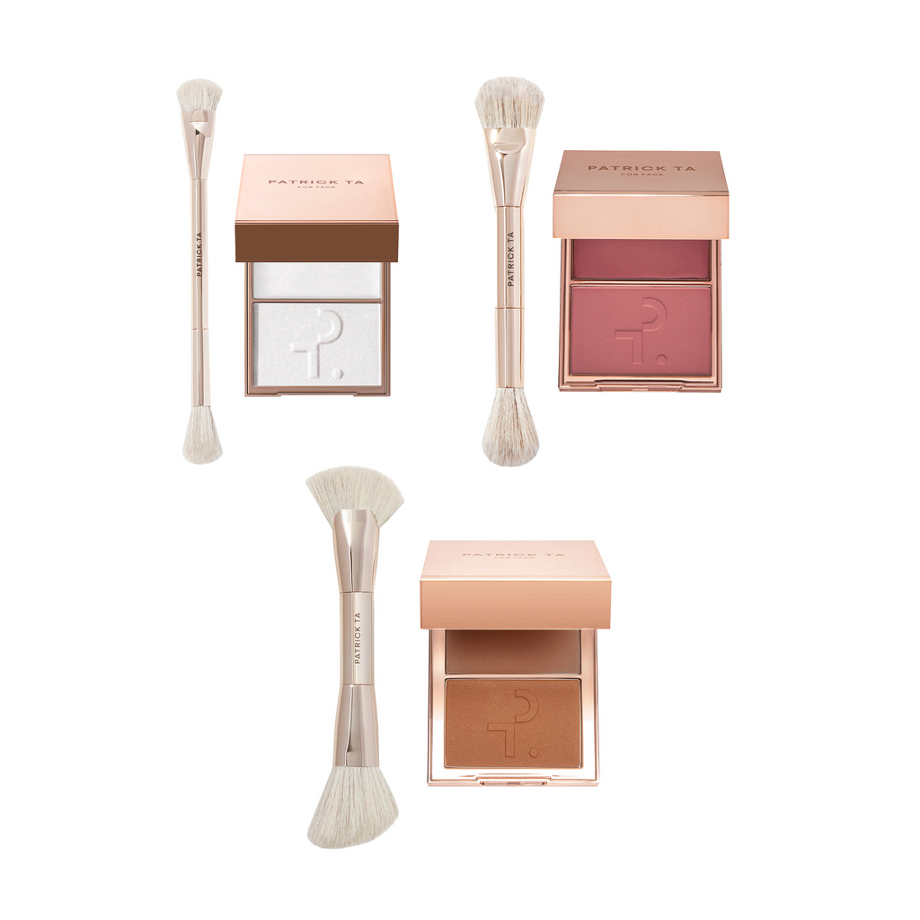 Patrick Ta ブラッシュ+リップグロスセット Patrick's Glow and Gloss Set: Major Headlines Blush Duo and Lip