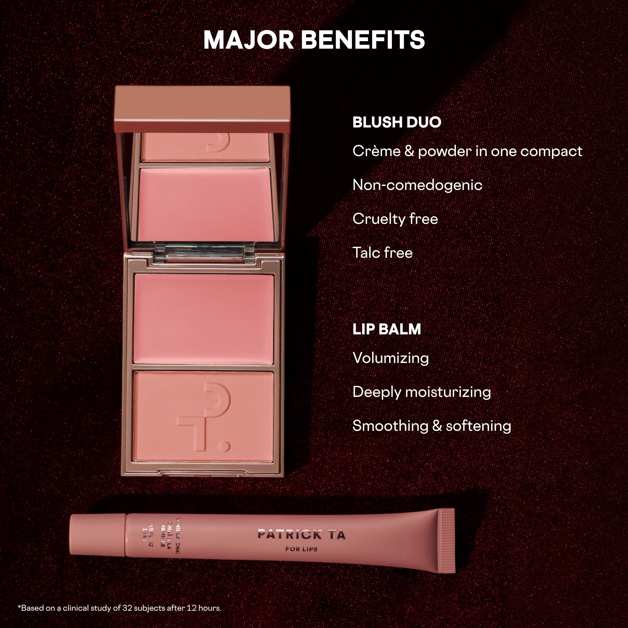 Patrick Ta チークパレット Major Headlines Blush & Balm Set