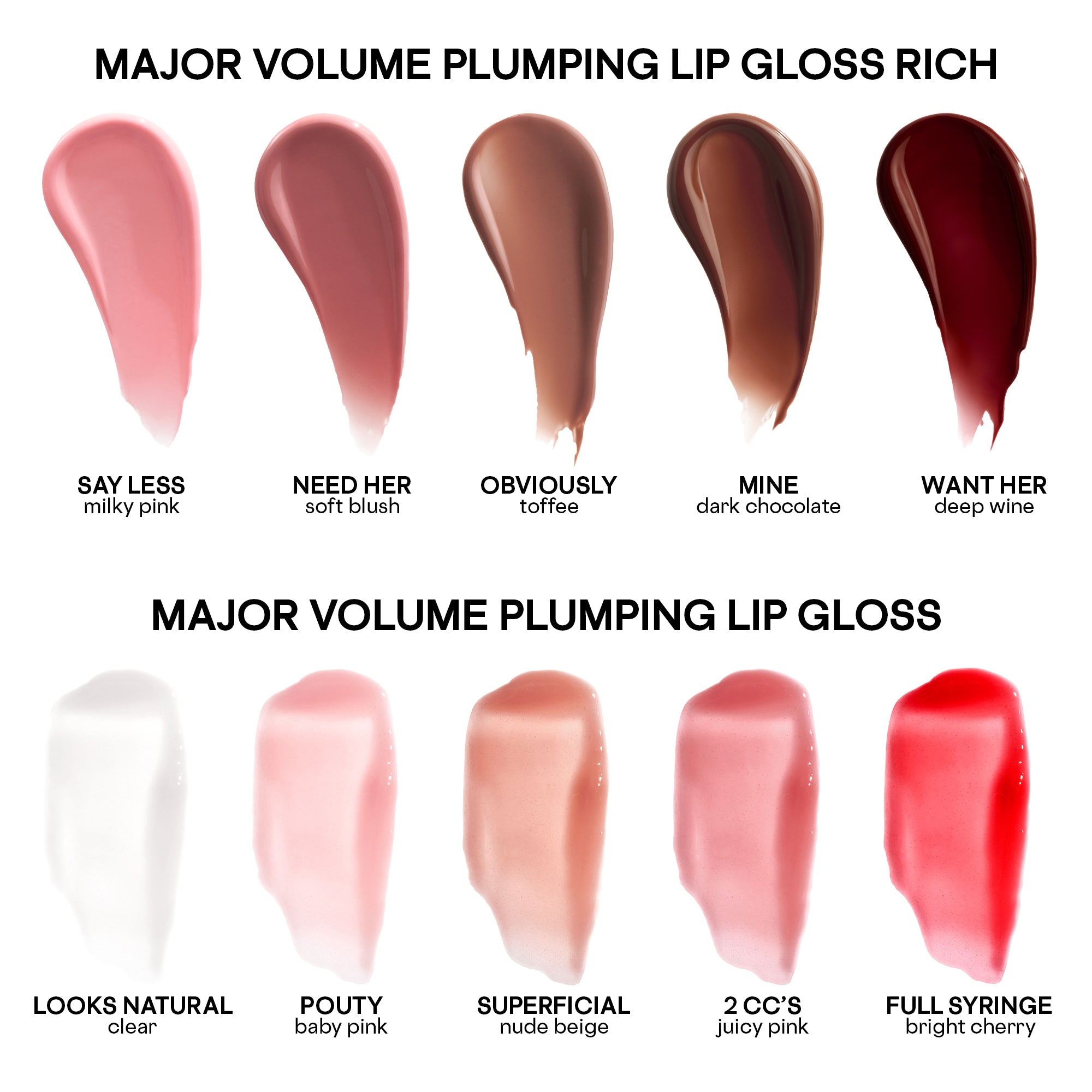 Major Volume Plumping Gloss - Shimmer Finish